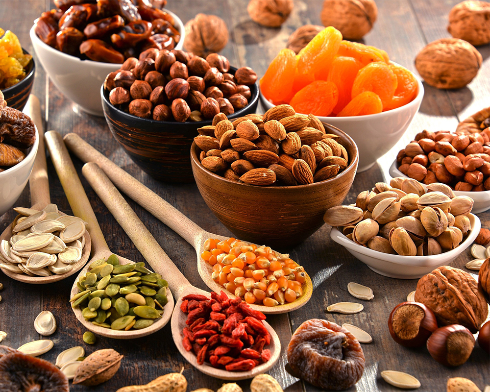 خشکبار و مغز ها مقوی